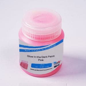 Pink Glow in the dark paint