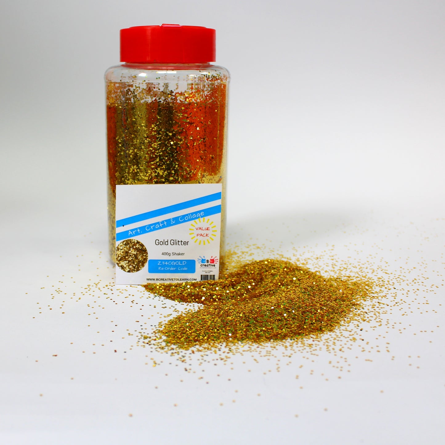 Glitter Shaker 400g Giant Double Sided Flakes Choose Colours