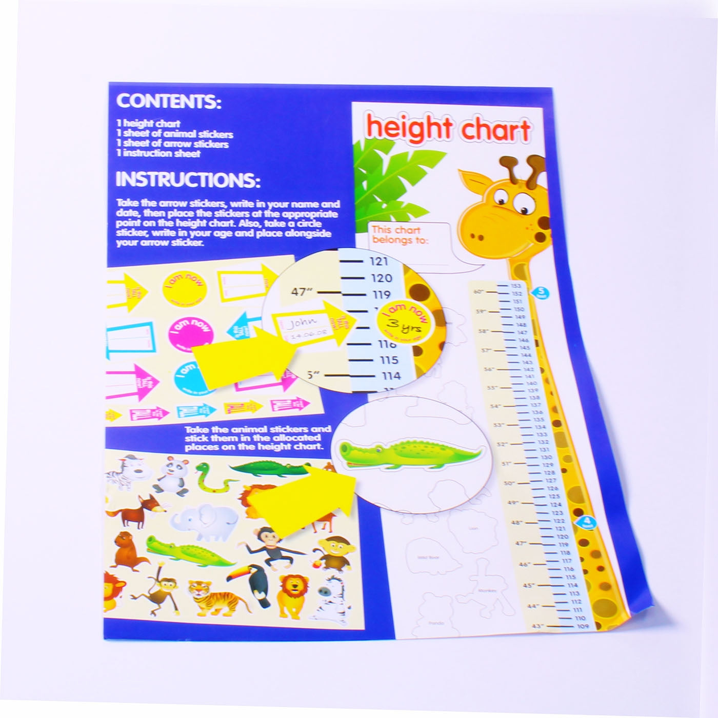wall measure chart