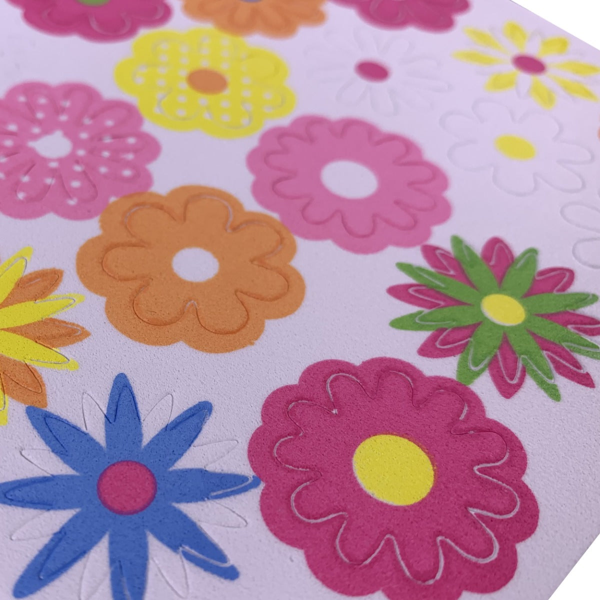 90 Foam 3D Flower Scrapbook Stickers For Childrens Valentines, Mothers Day & Easter Crafts