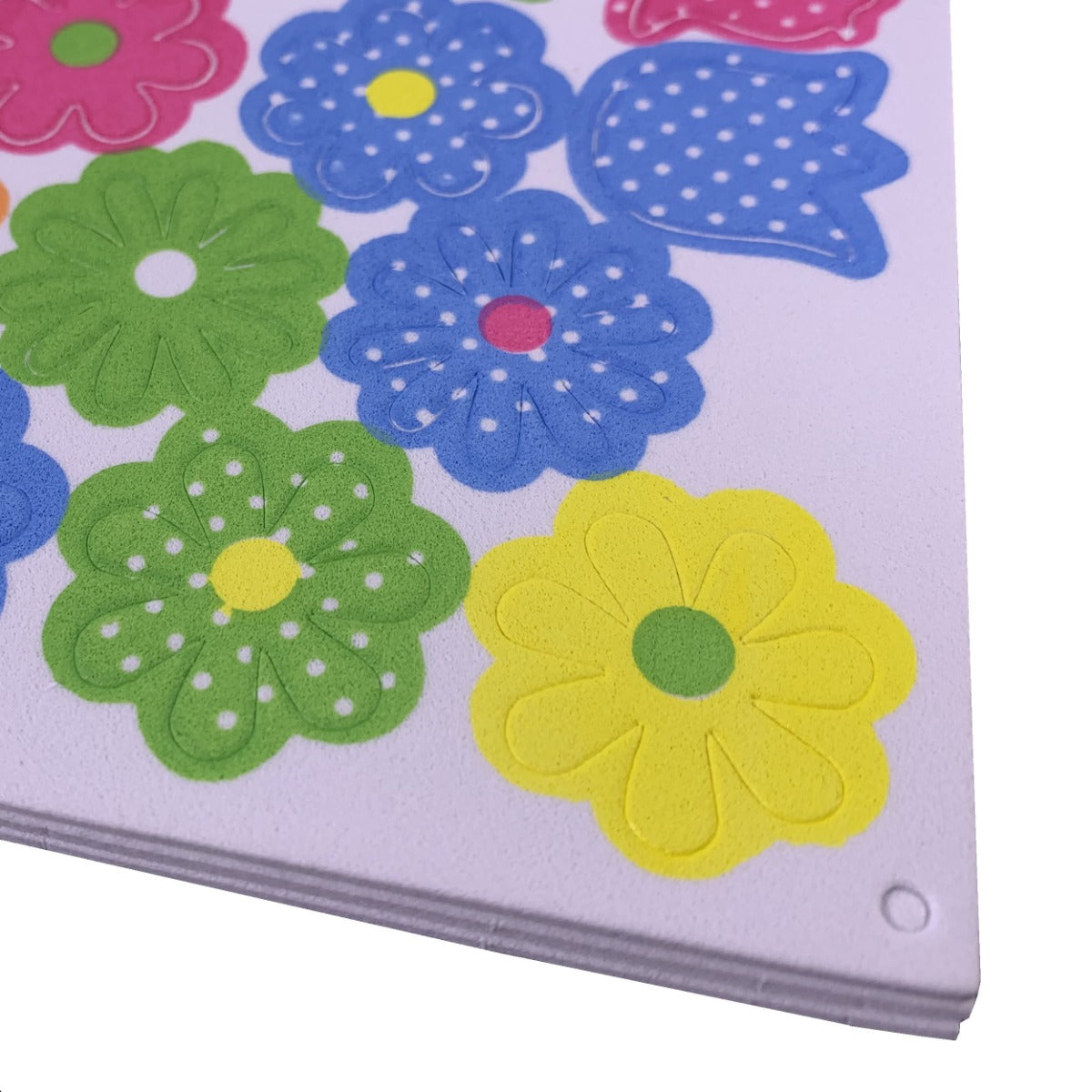 90 Foam 3D Flower Scrapbook Stickers For Childrens Valentines, Mothers Day & Easter Crafts