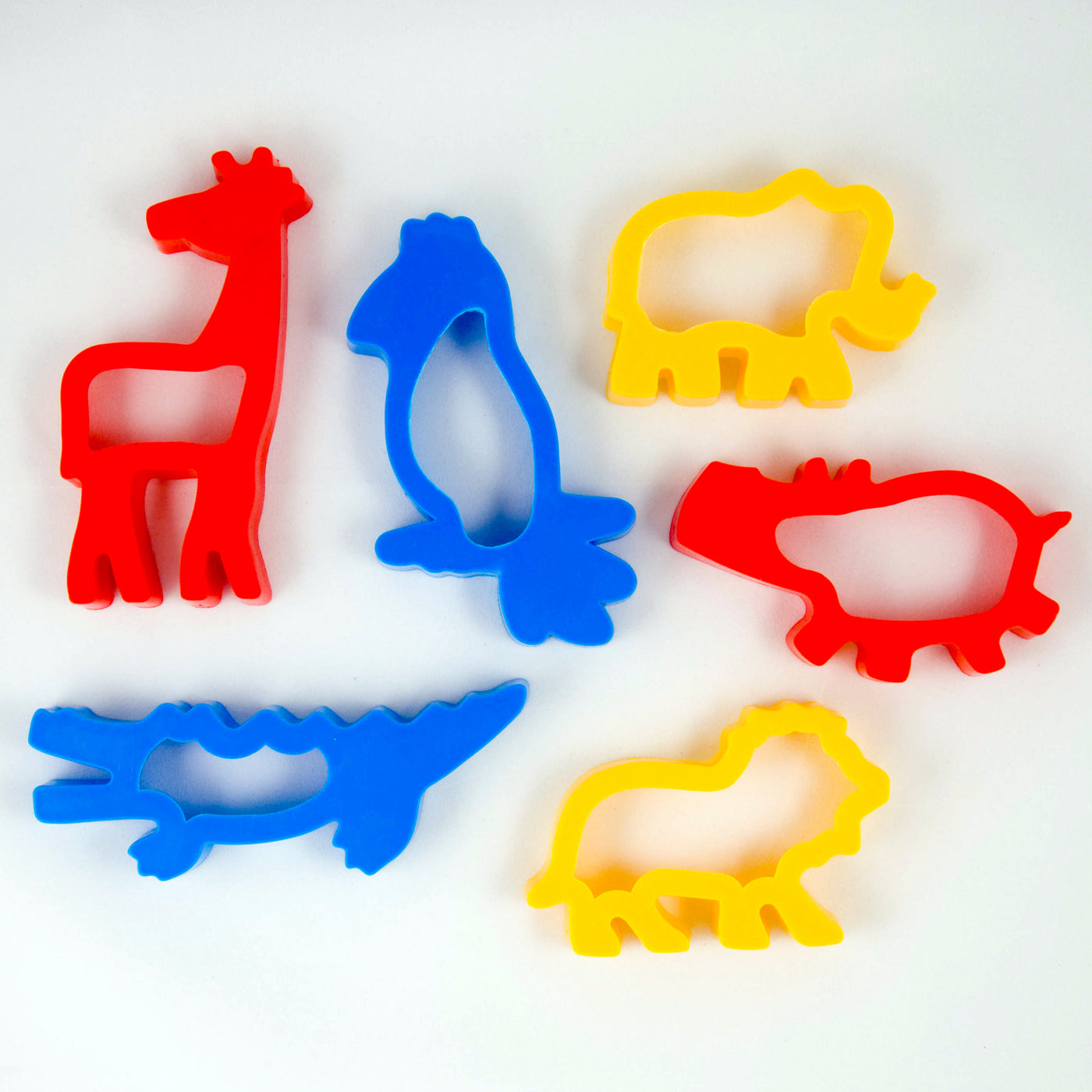 jungle animal dough cutters