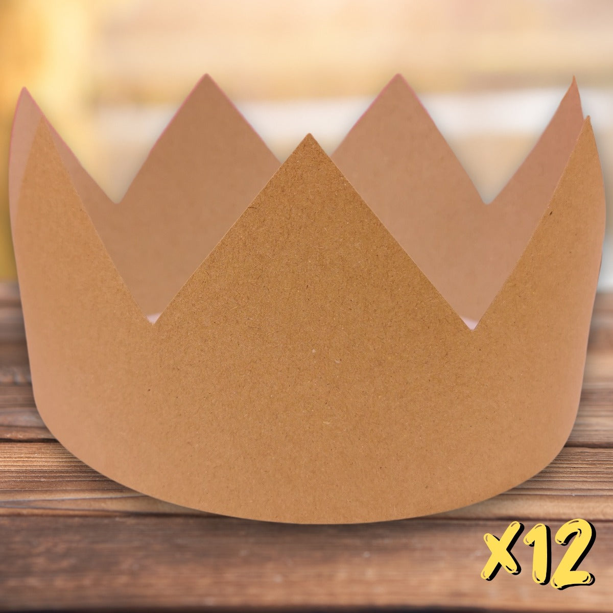 12 Make Your Own Recycled Kraft Crown Party Hats