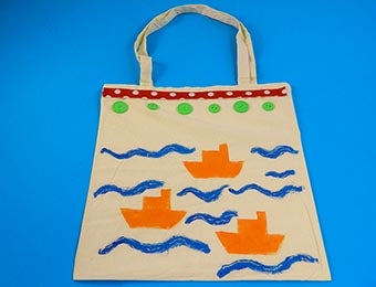 Large Plain Cotton Fabric Shopper Bags Ready to Decorate