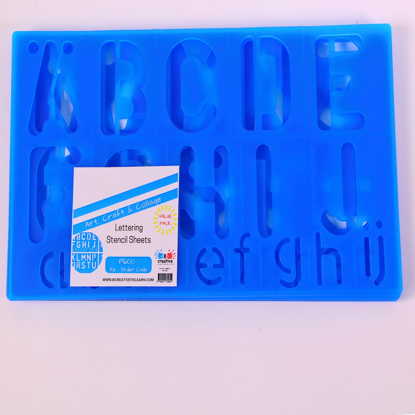 Lettering and Signwriting Stencil Sheets Pack of 4