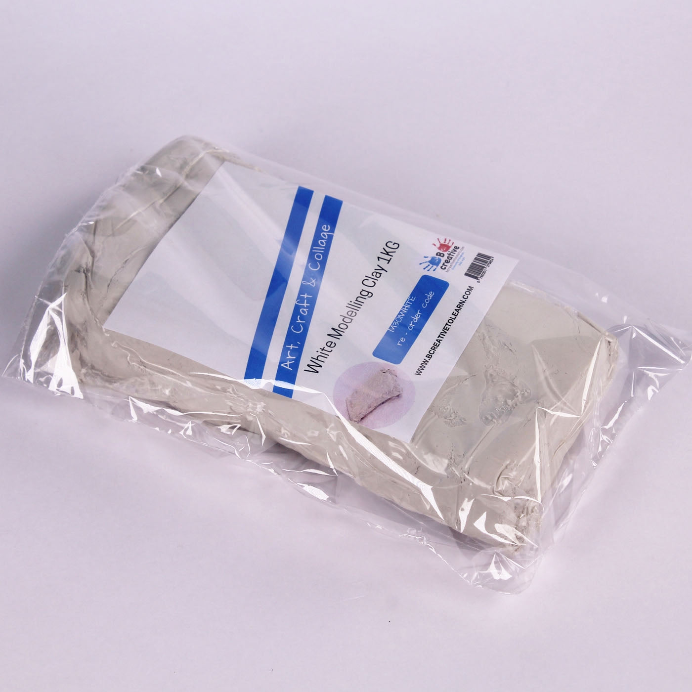 white air drying modelling clay