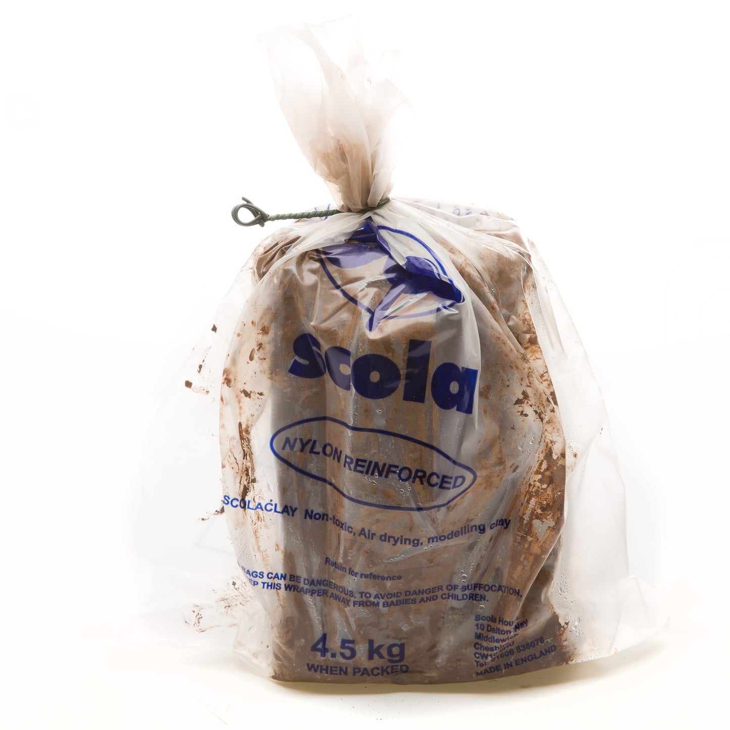 Air Hardening Clay with Fibres 4.5kg Terracotta