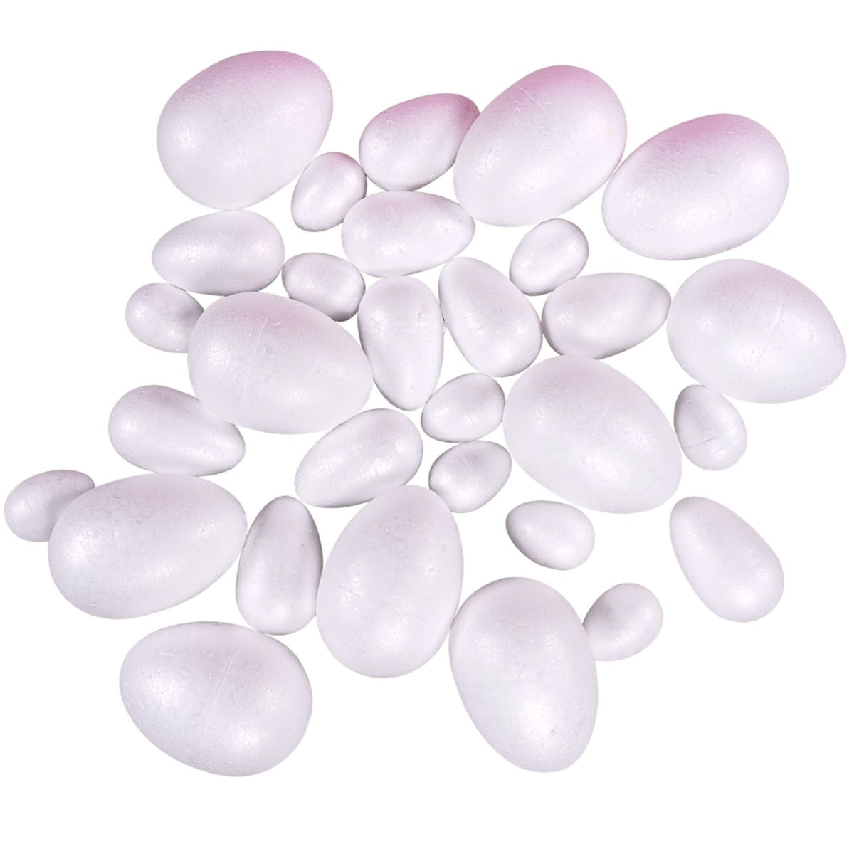 Polystyrene Eggs in Assorted Sizes
