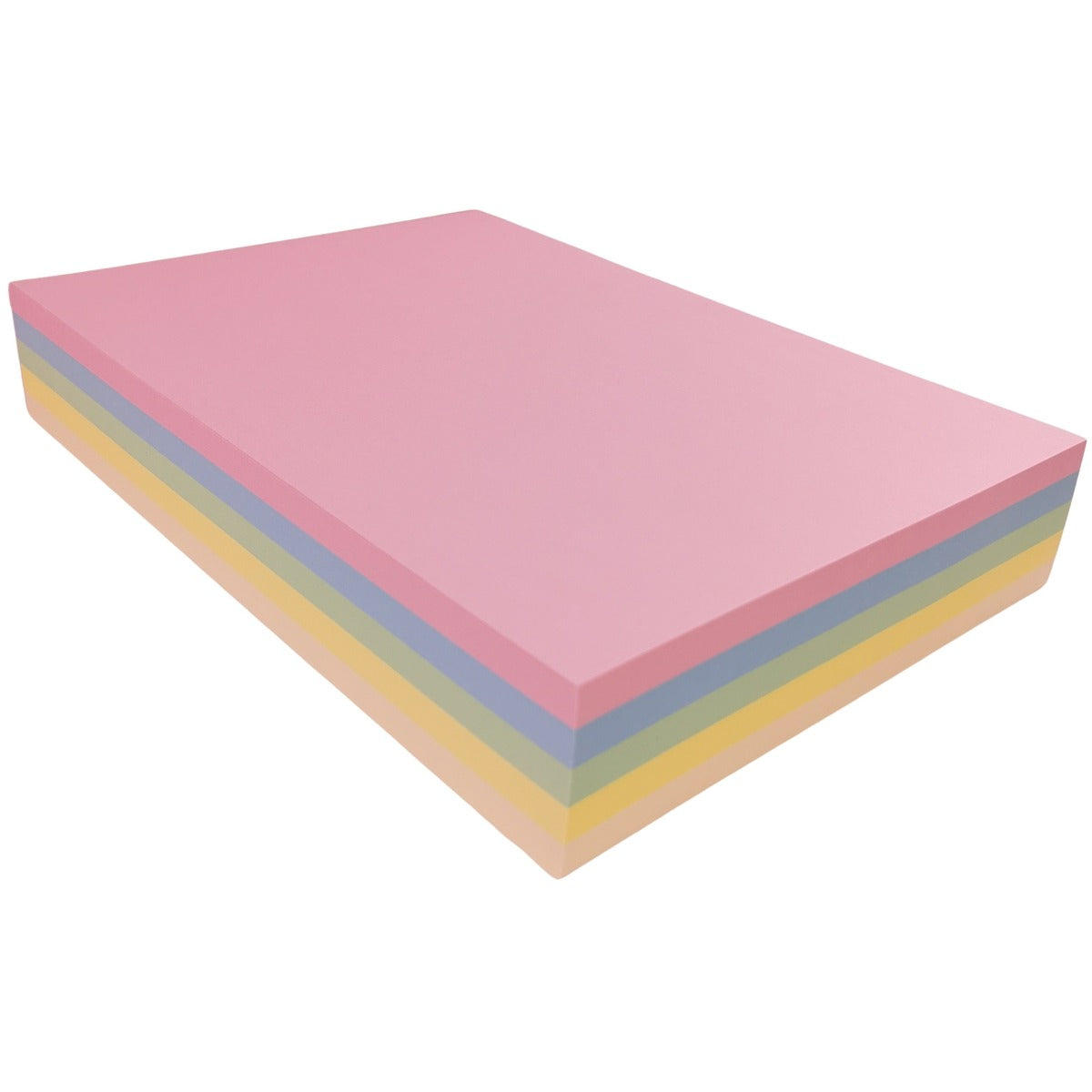A4 Mixed Pastel Coloured 160gsm Card Pack 250 Sheets.