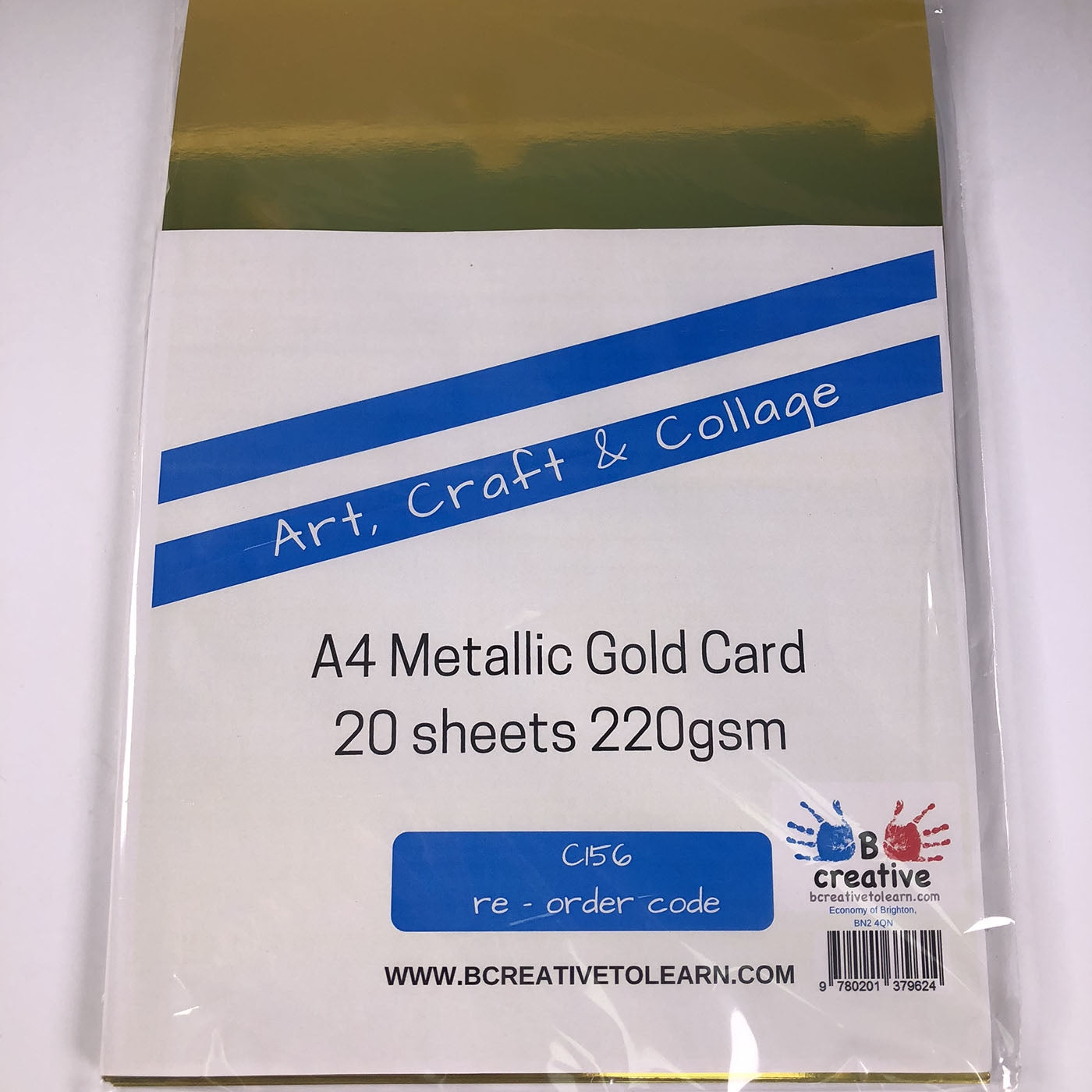 A4 Gold Card 220gsm 20 sheets