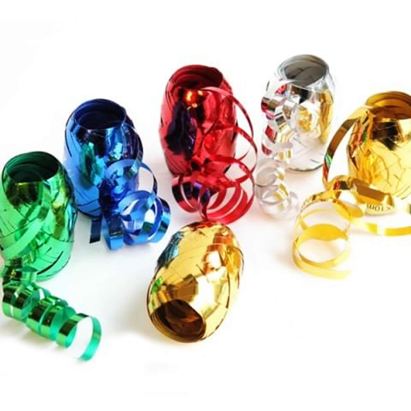 metallic curling ribbon