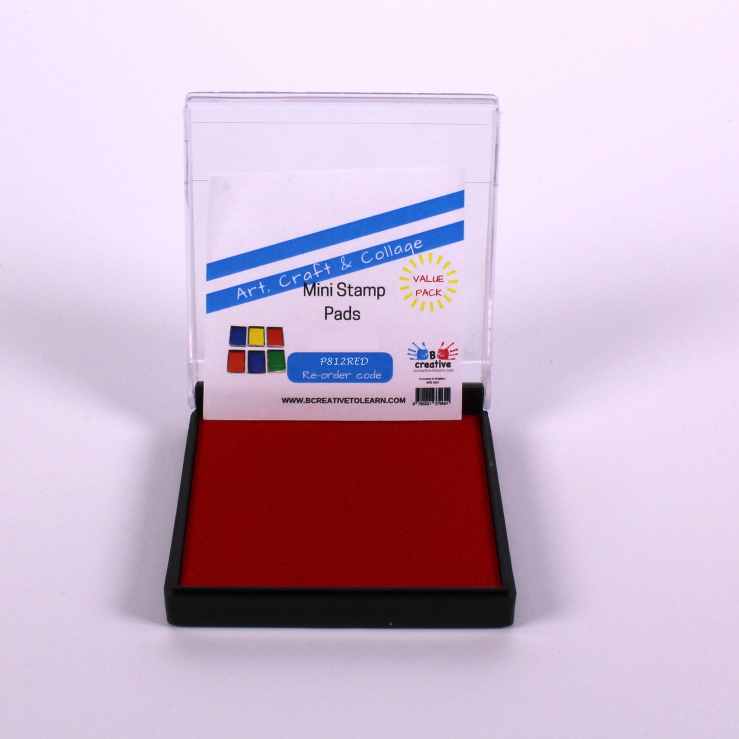 Mini Stamp Pads With Lids Choose Colour