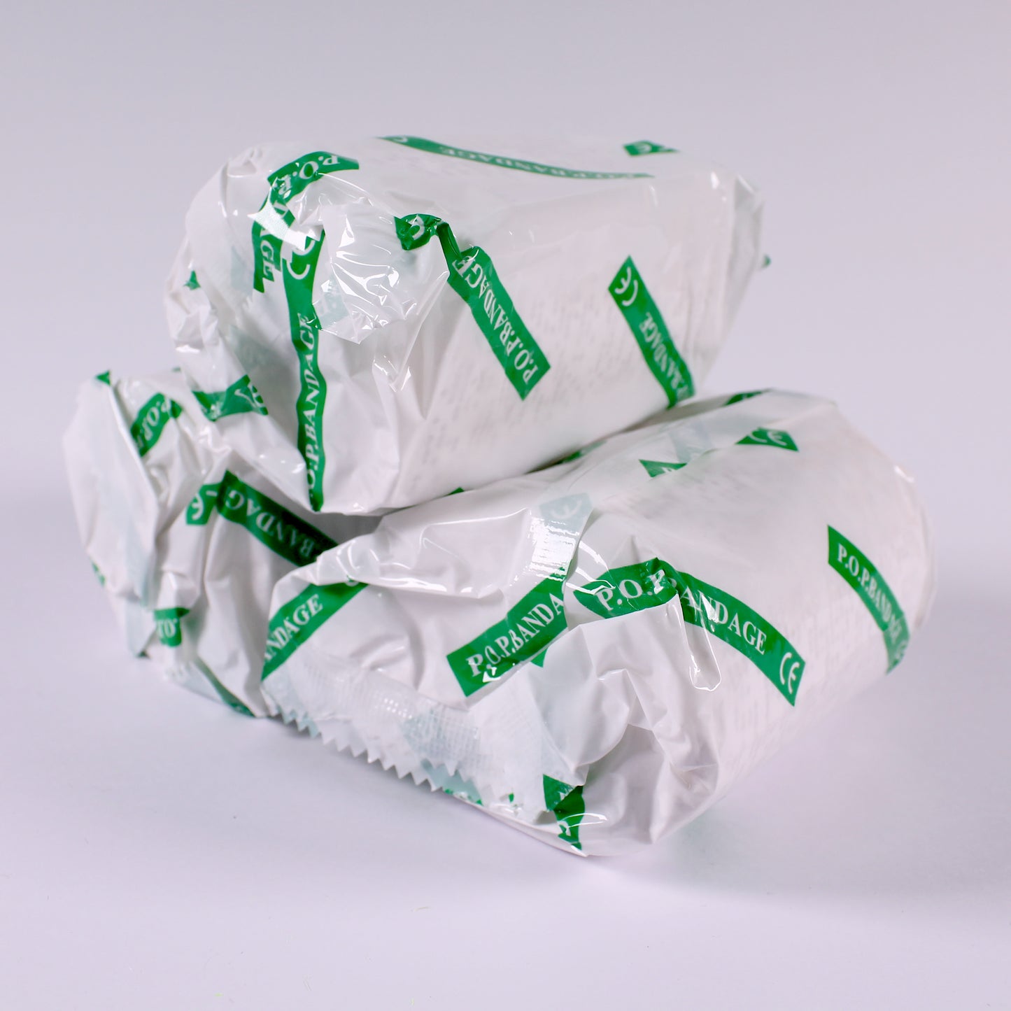 White Fast Drying Modroc Plaster of Paris Bandage Strips 8cm X 3m