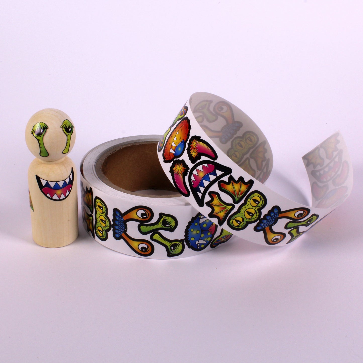 stickers on roll