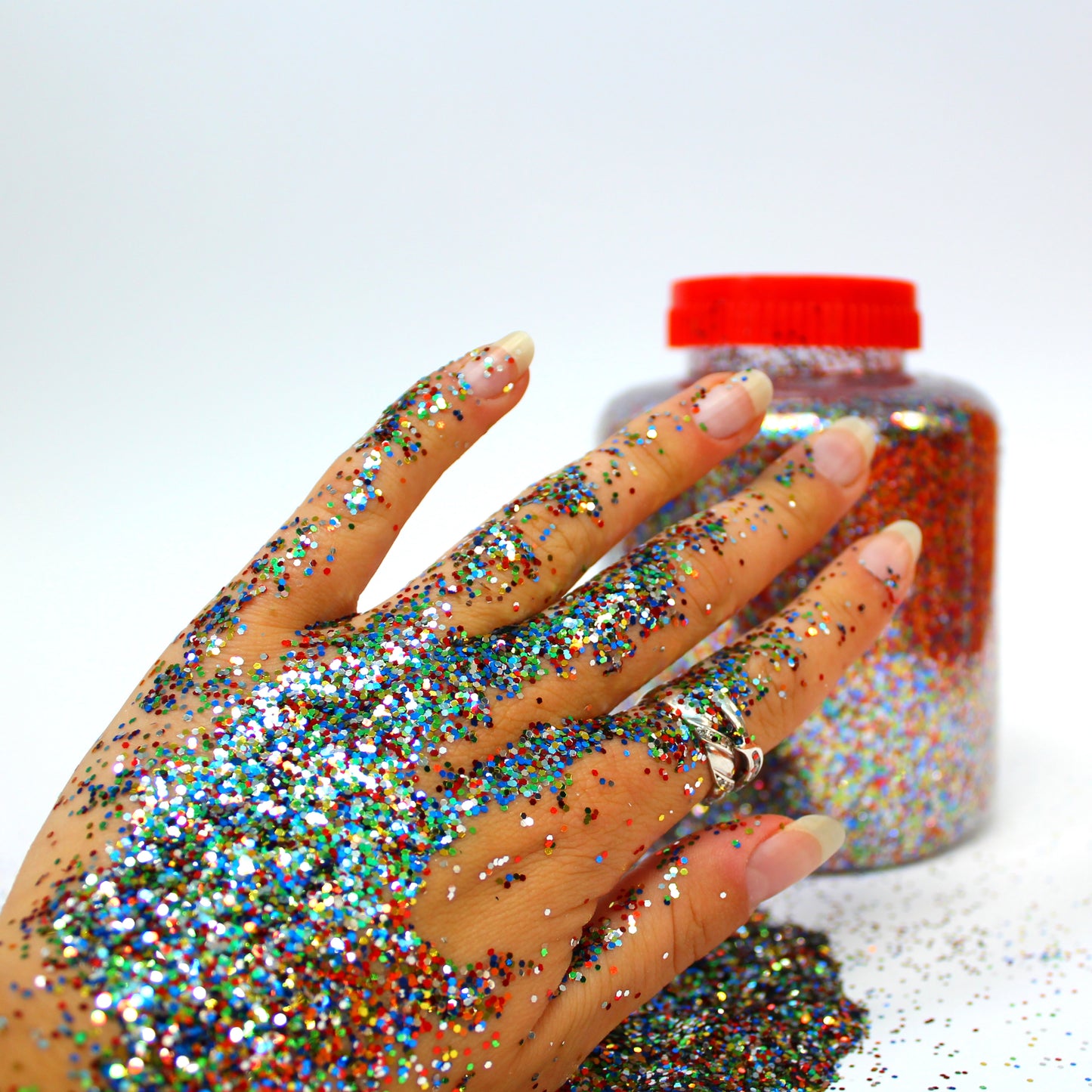 Glitter Shaker 400g Giant Double Sided Flakes Choose Colours