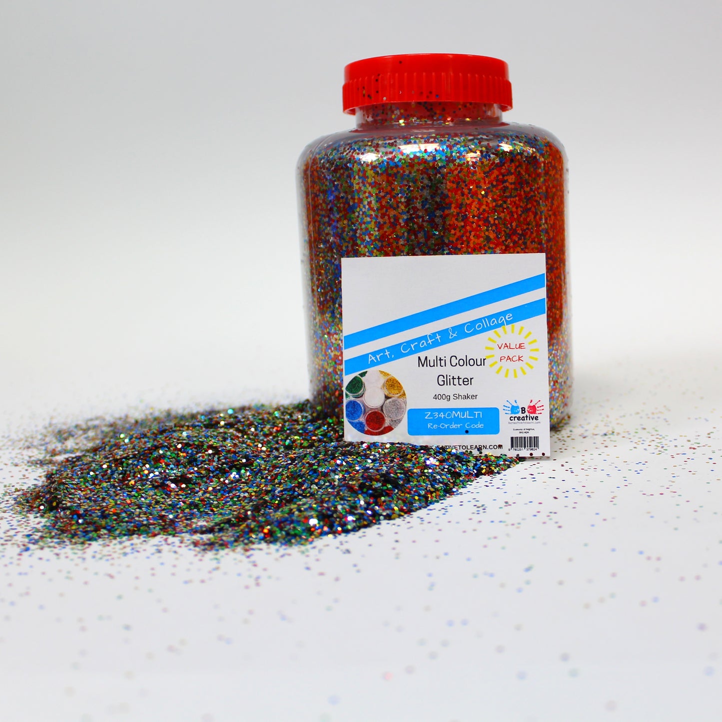 Glitter Shaker 400g Giant Double Sided Flakes Choose Colours