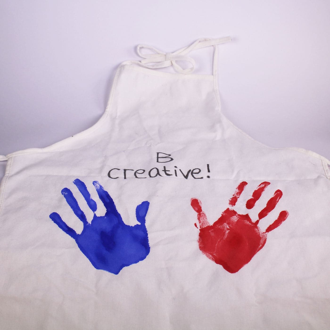 White Fabric Apron for Decorating