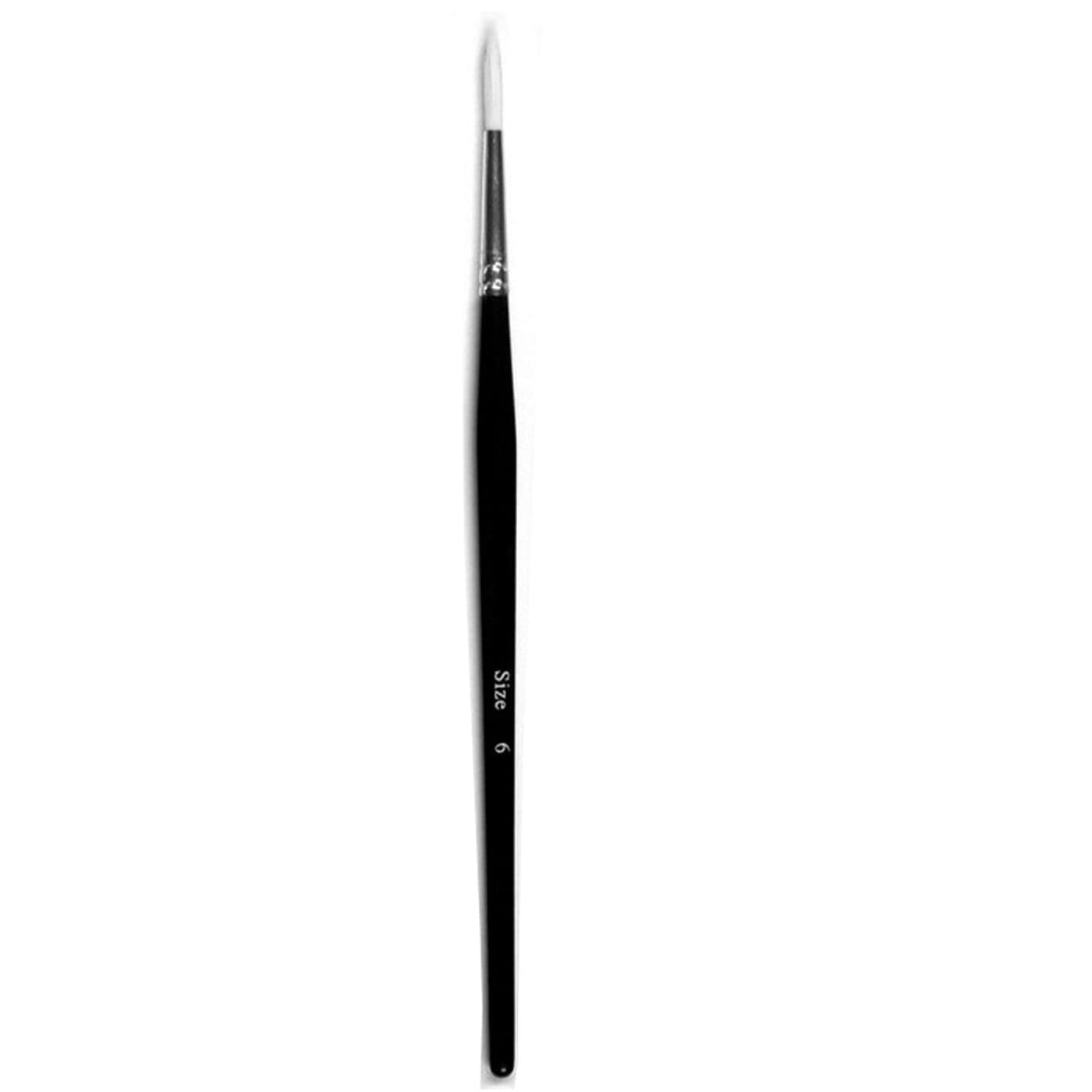 Round Synthetic Sable Paint Brushes Size 6