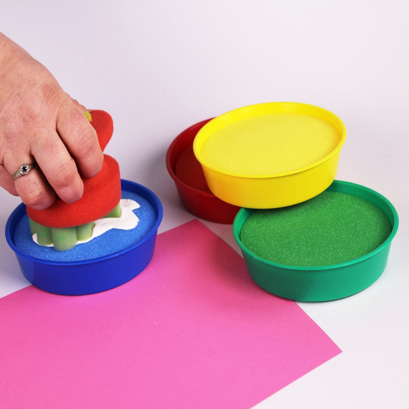 plastic mixing bowl