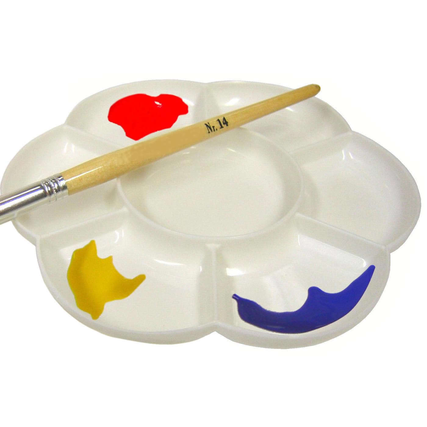 White Colour Mixing Flower Palettes