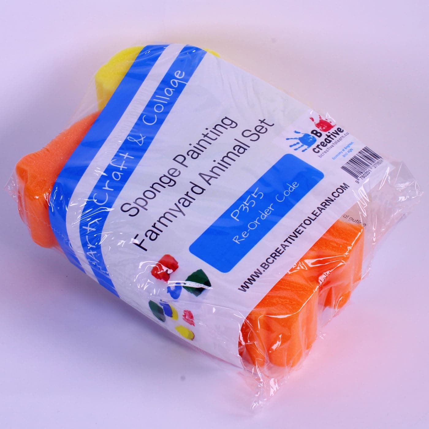 farmyard sponge painting set