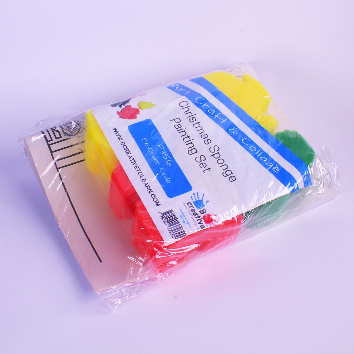 festive paint sponge set