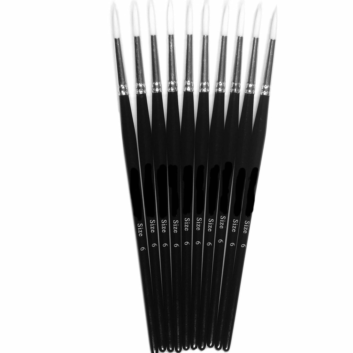 Round Synthetic Sable Paint Brushes Size 6