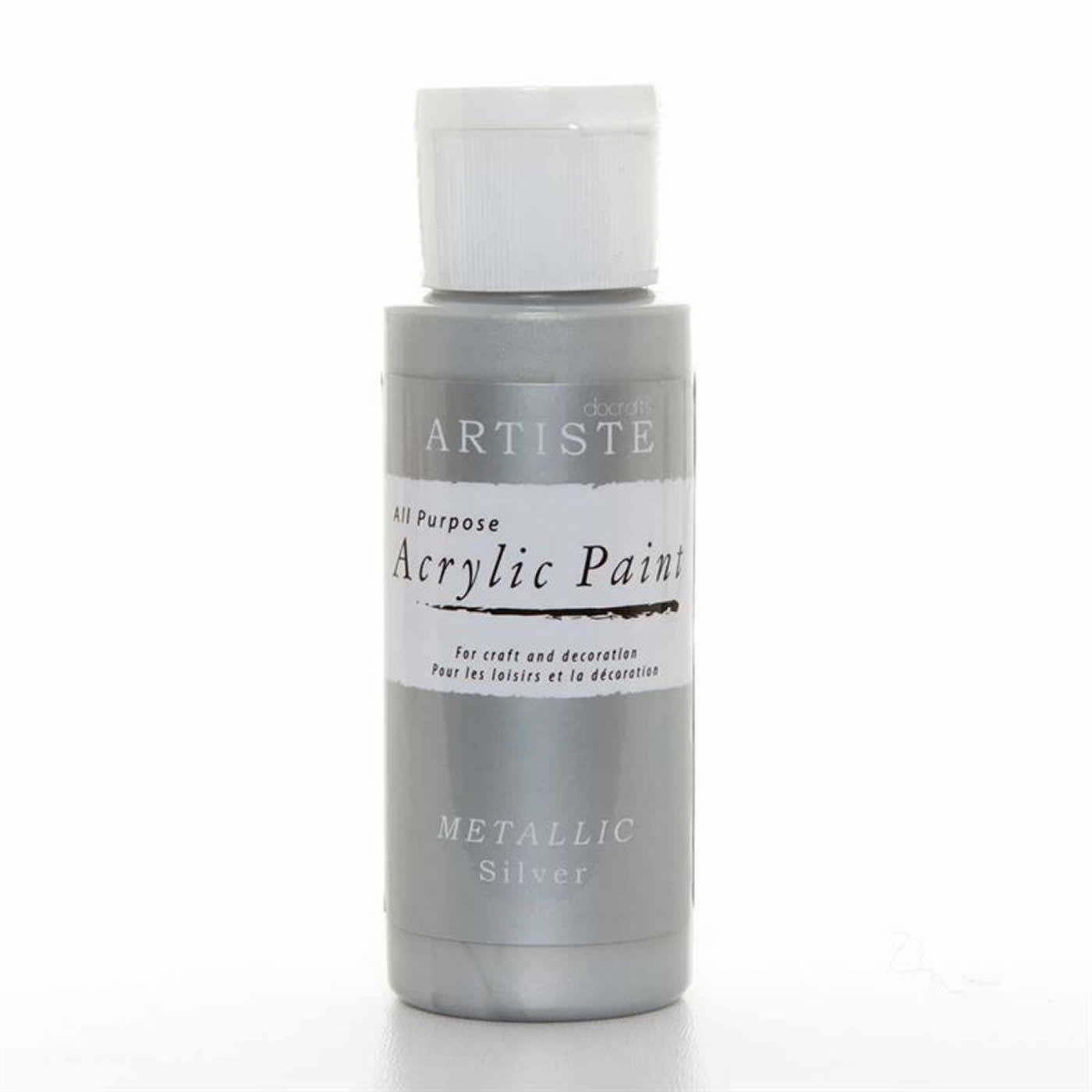Metallic Acrylic Paint Metallic Silver