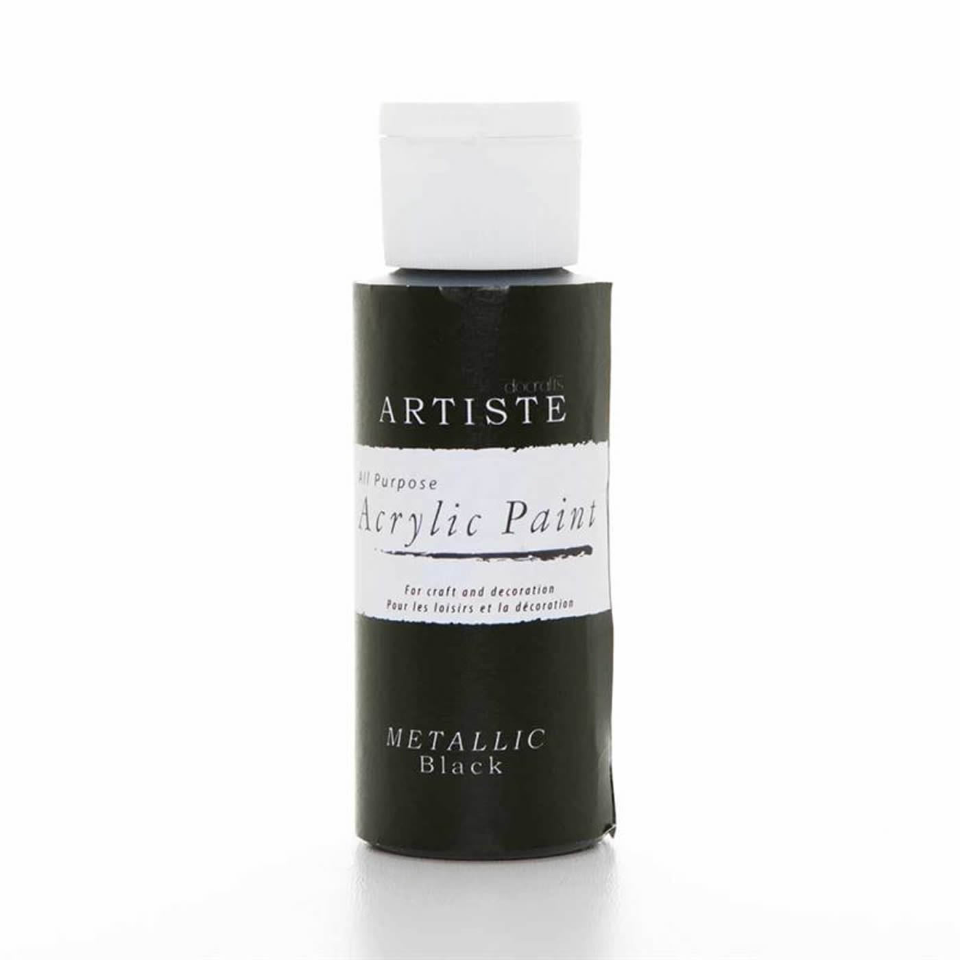 Metallic Acrylic Paint Metallic Black