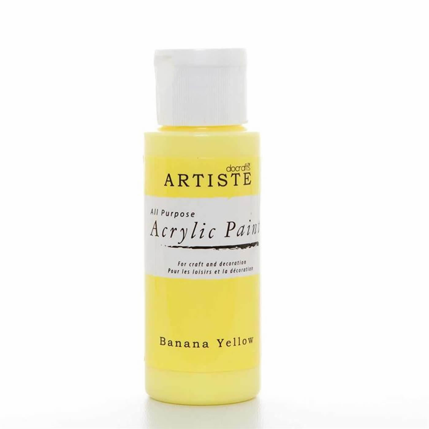 Acrylic Paint Banana Yellow