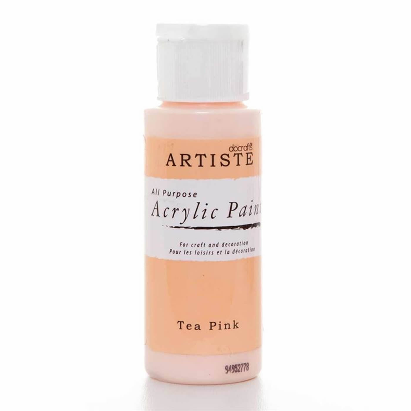 Acrylic Paint Tea Pink