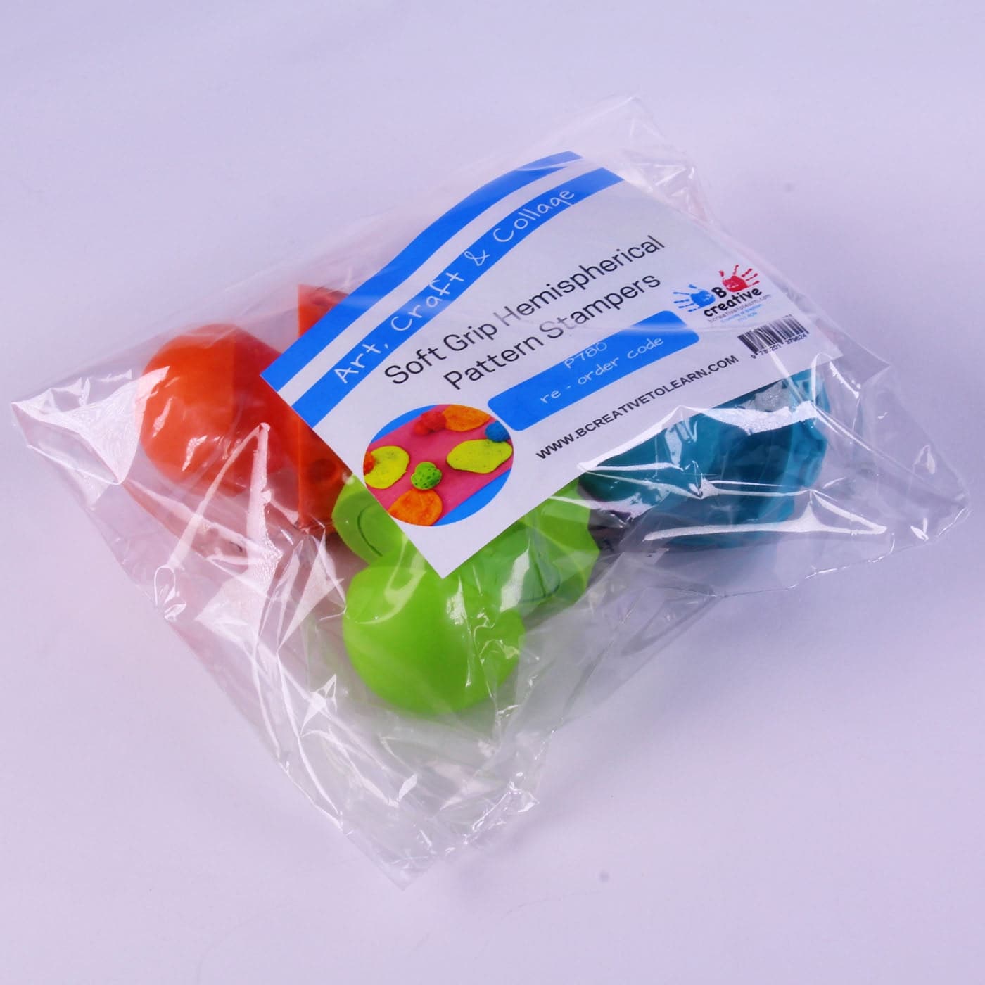 Easy grip hemispherical pattern stampers