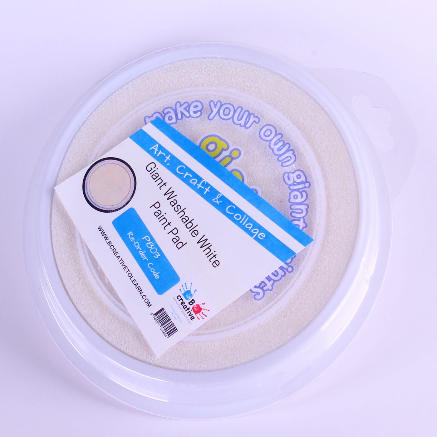 Giant Washable White Paint Pad