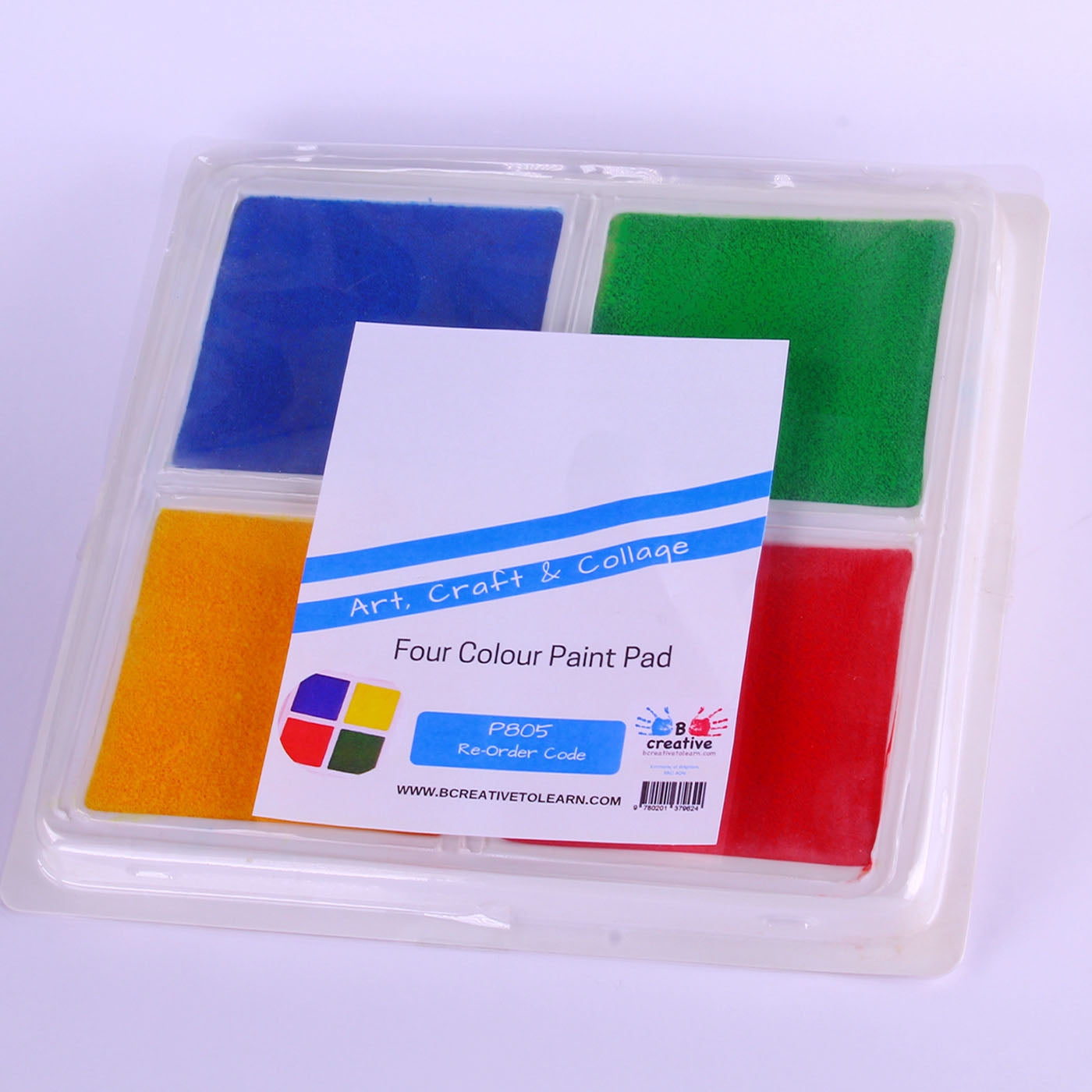 four colour pre loaded paint pad