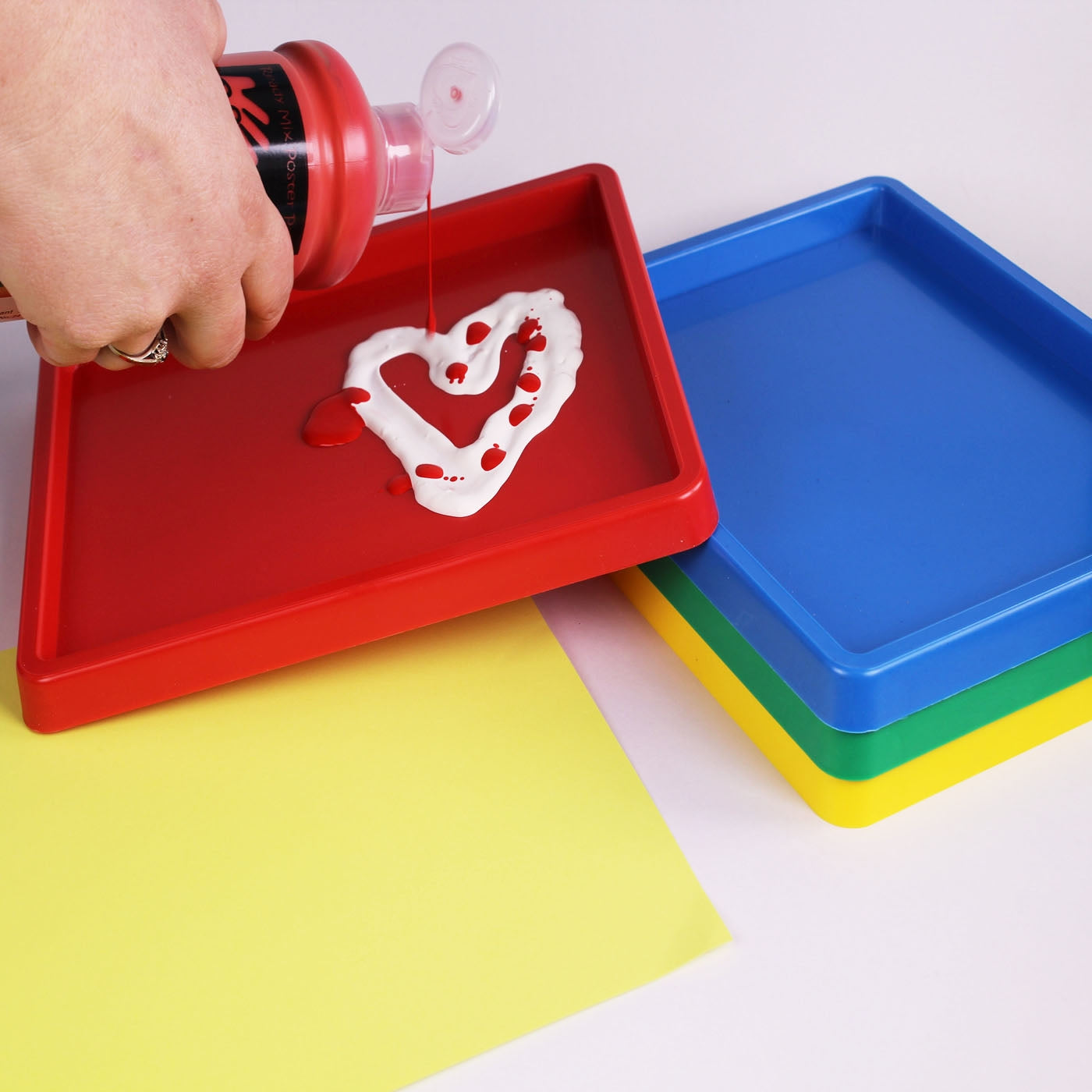 Bright Coloured trays