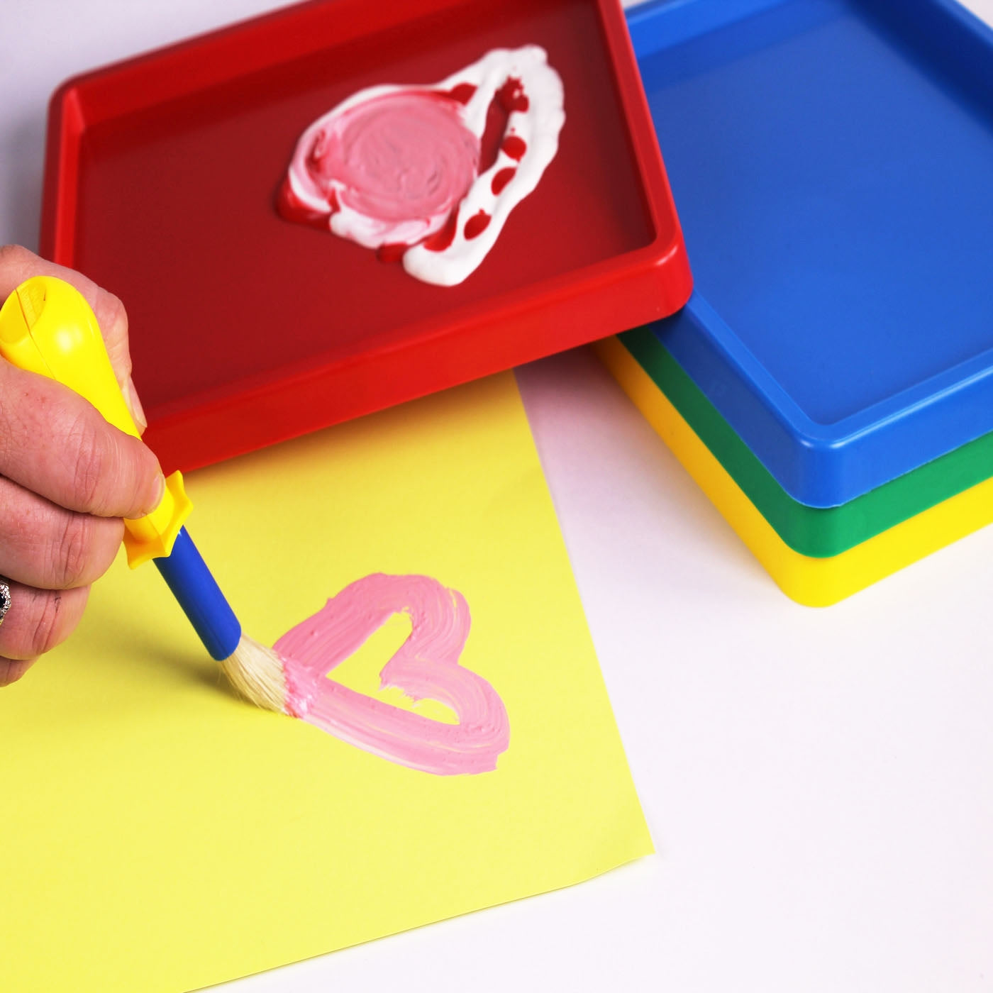 paint mixing trays