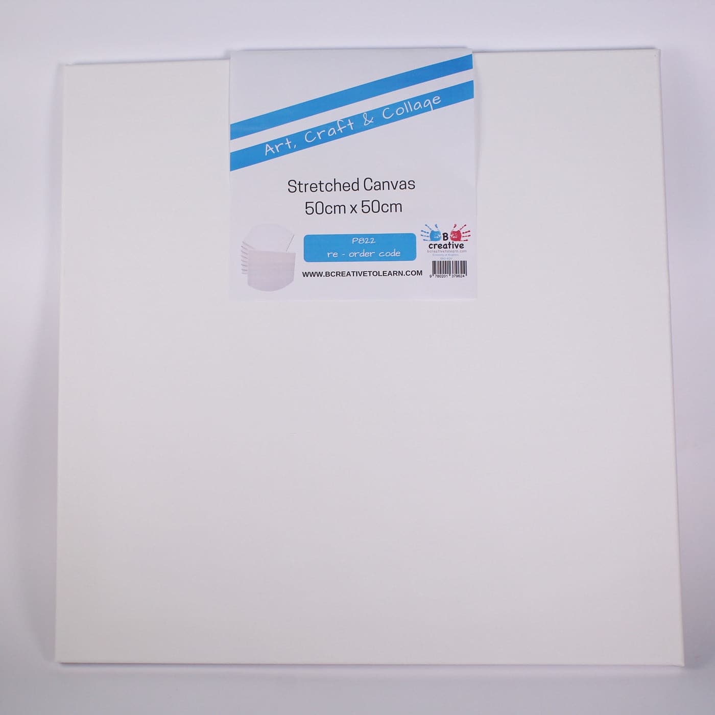 Square White Wall Canvas 50cm x 50cm