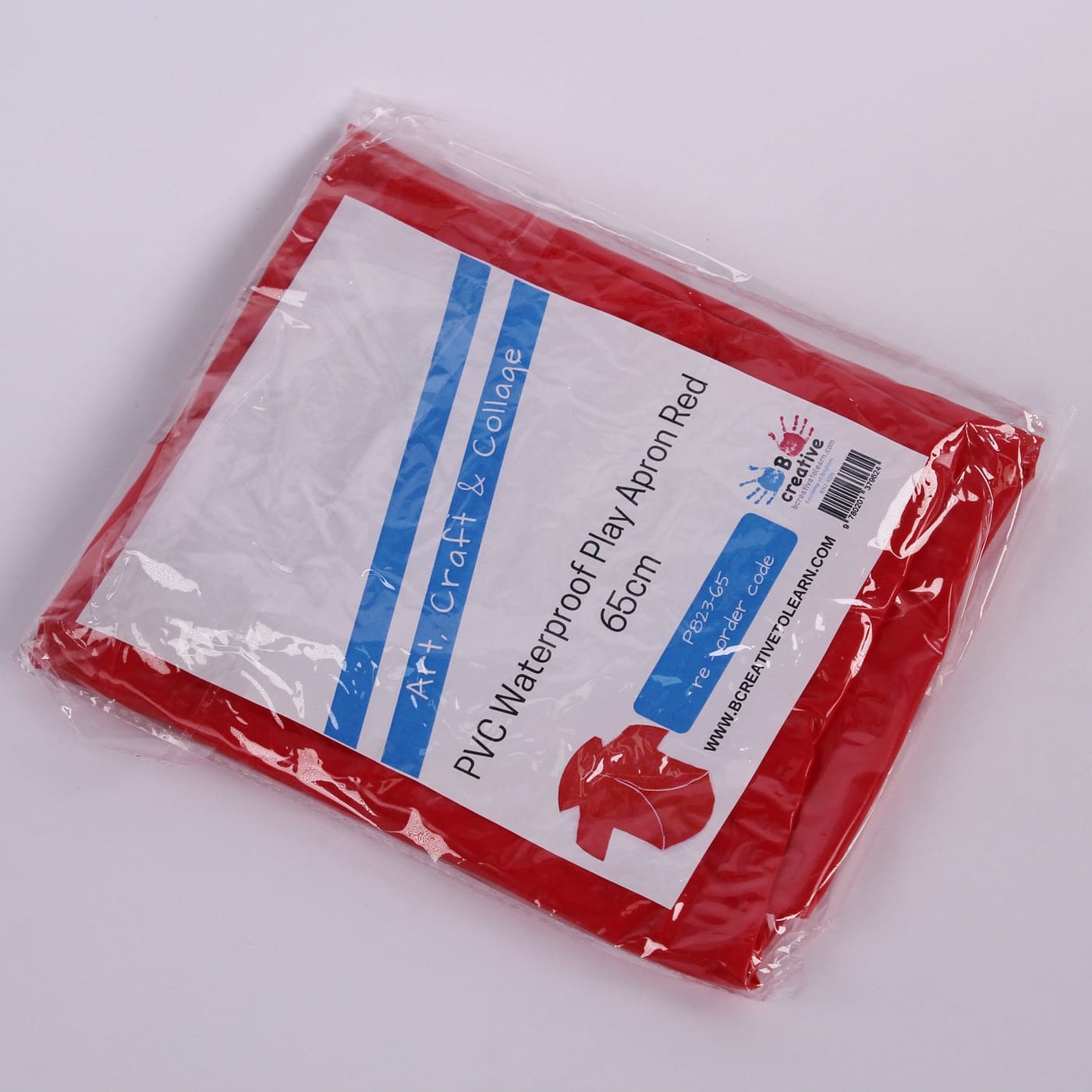 Red PVC Waterproof Play Apron