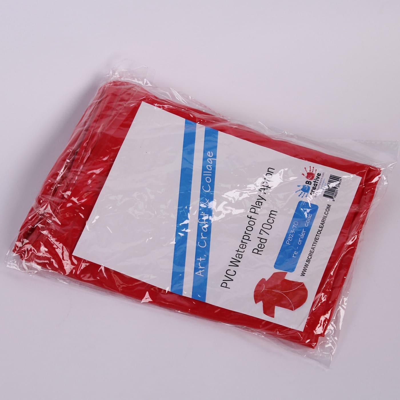 Red PVC Waterproof Play Apron