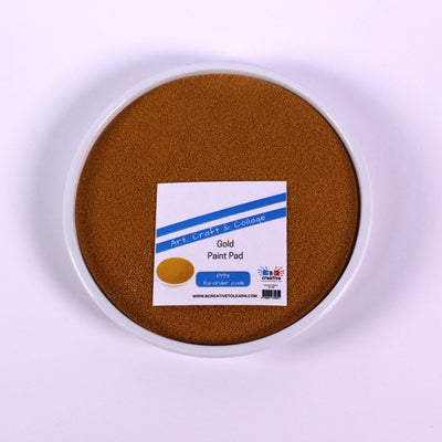 gold paint pad