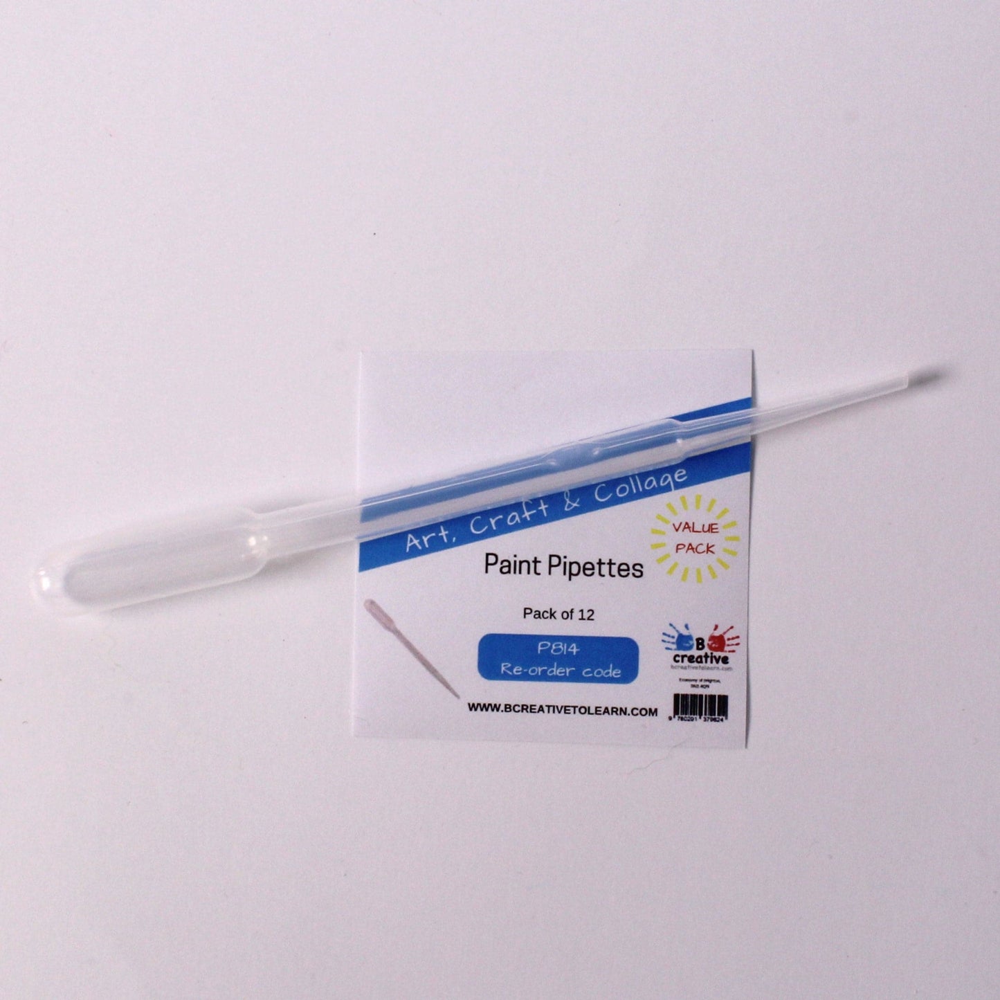Versatile Transparent Paint Pipettes