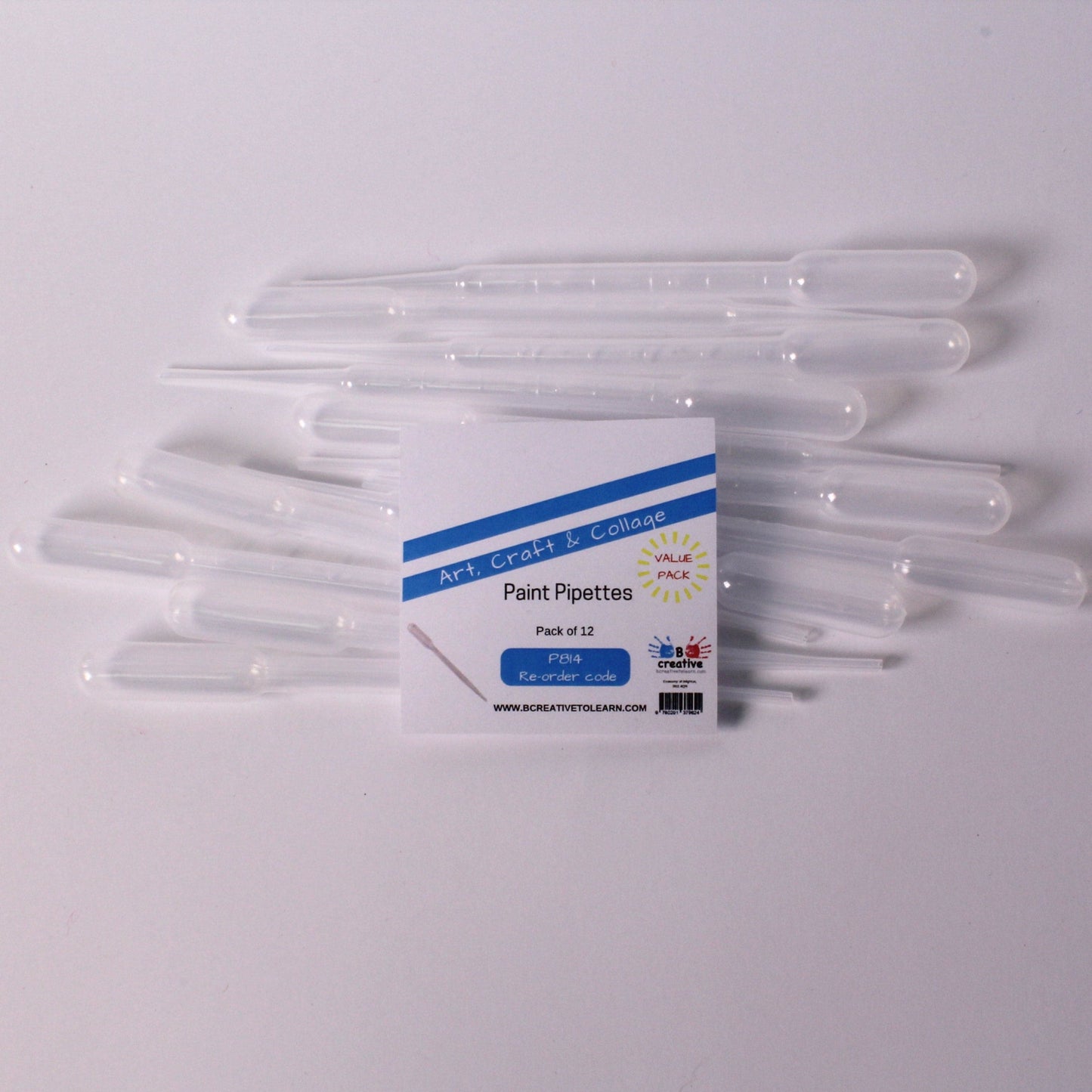Versatile Transparent Paint Pipettes