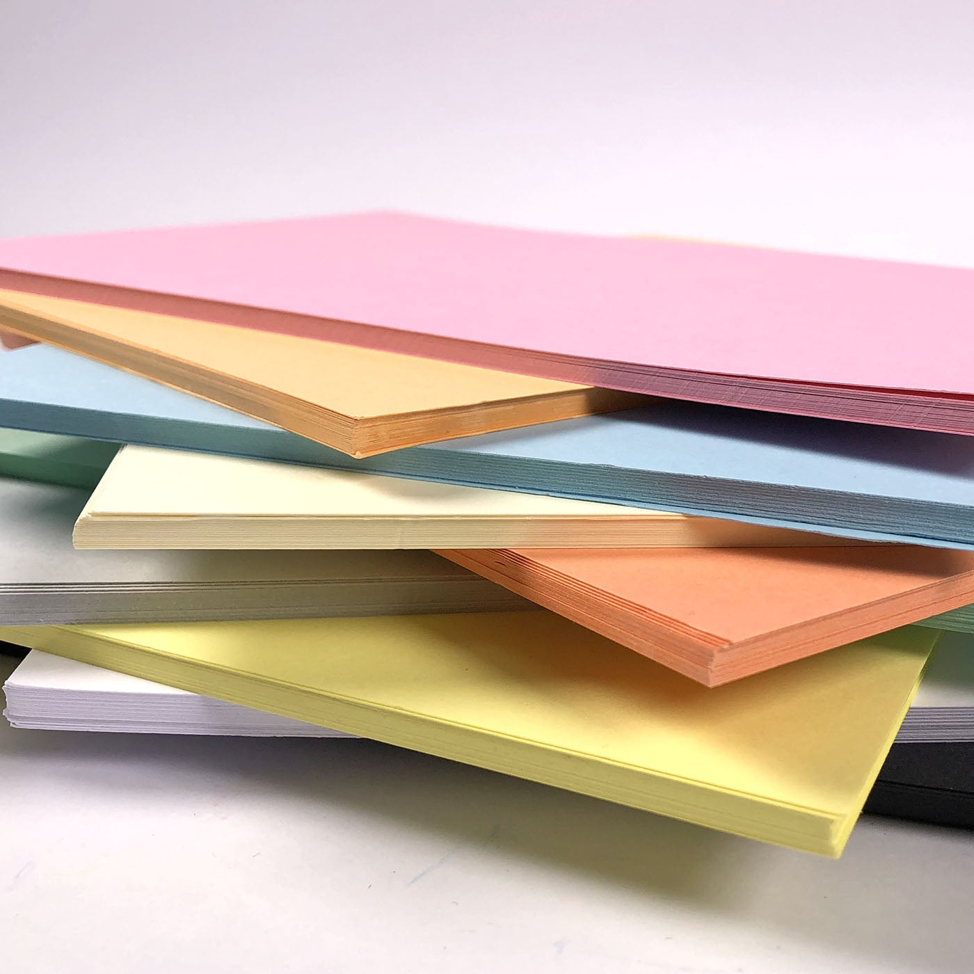 pastel assortment A4 card