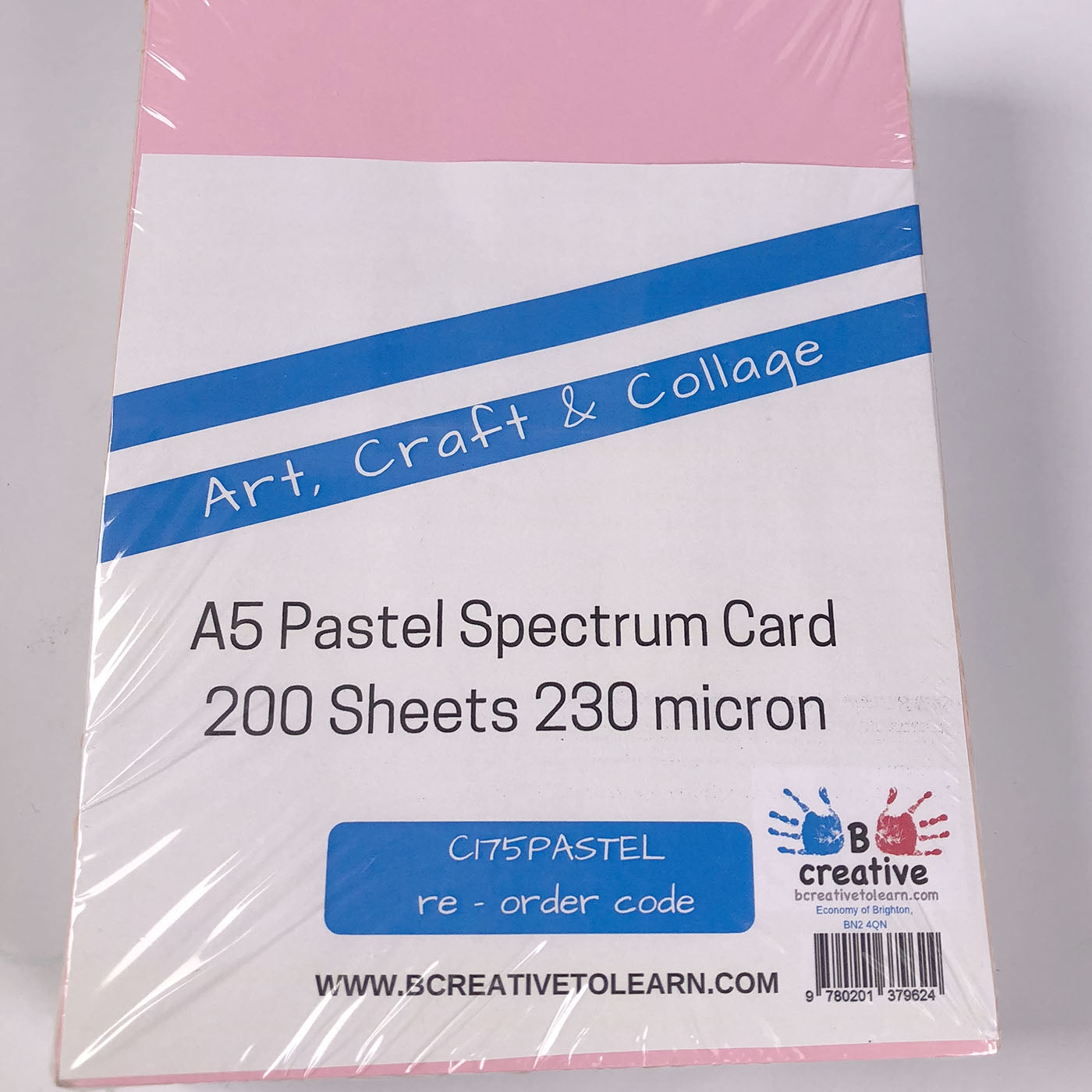 multi pack 200 sheets pastel card