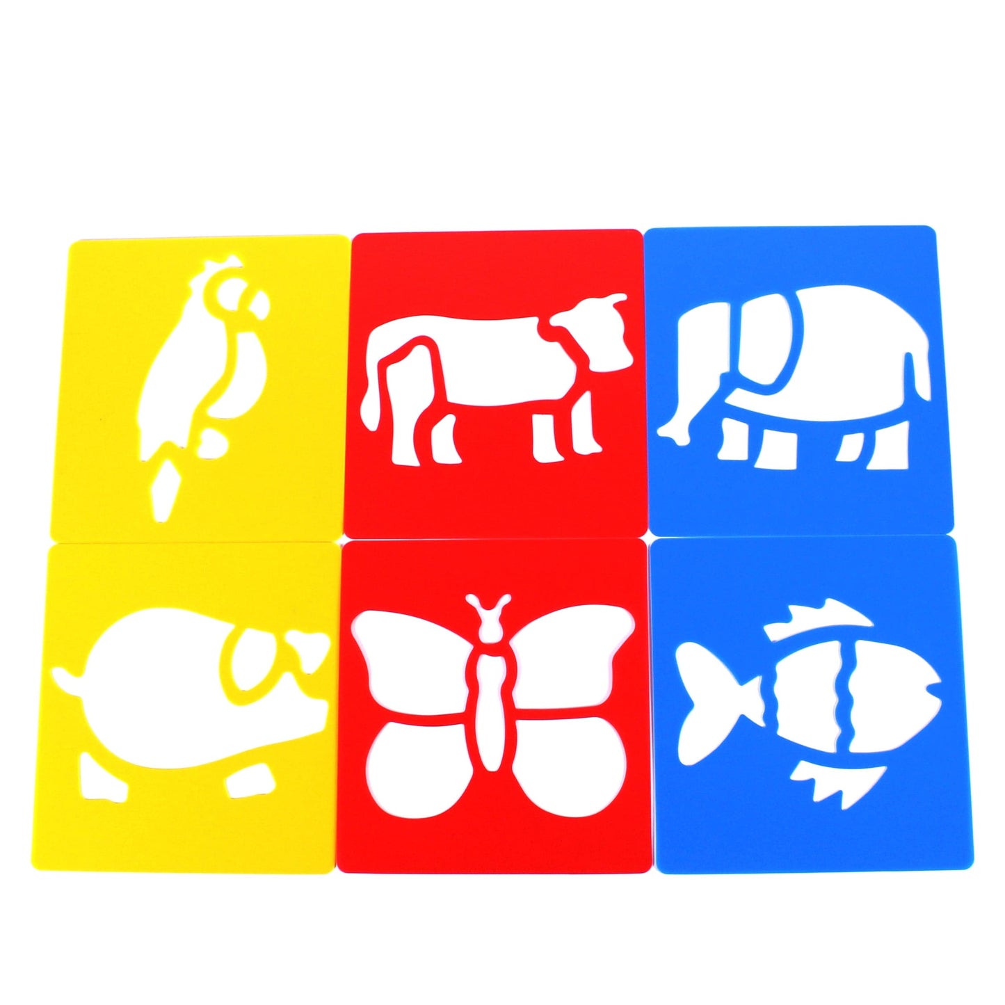 Plastic Washable Animal Stencils