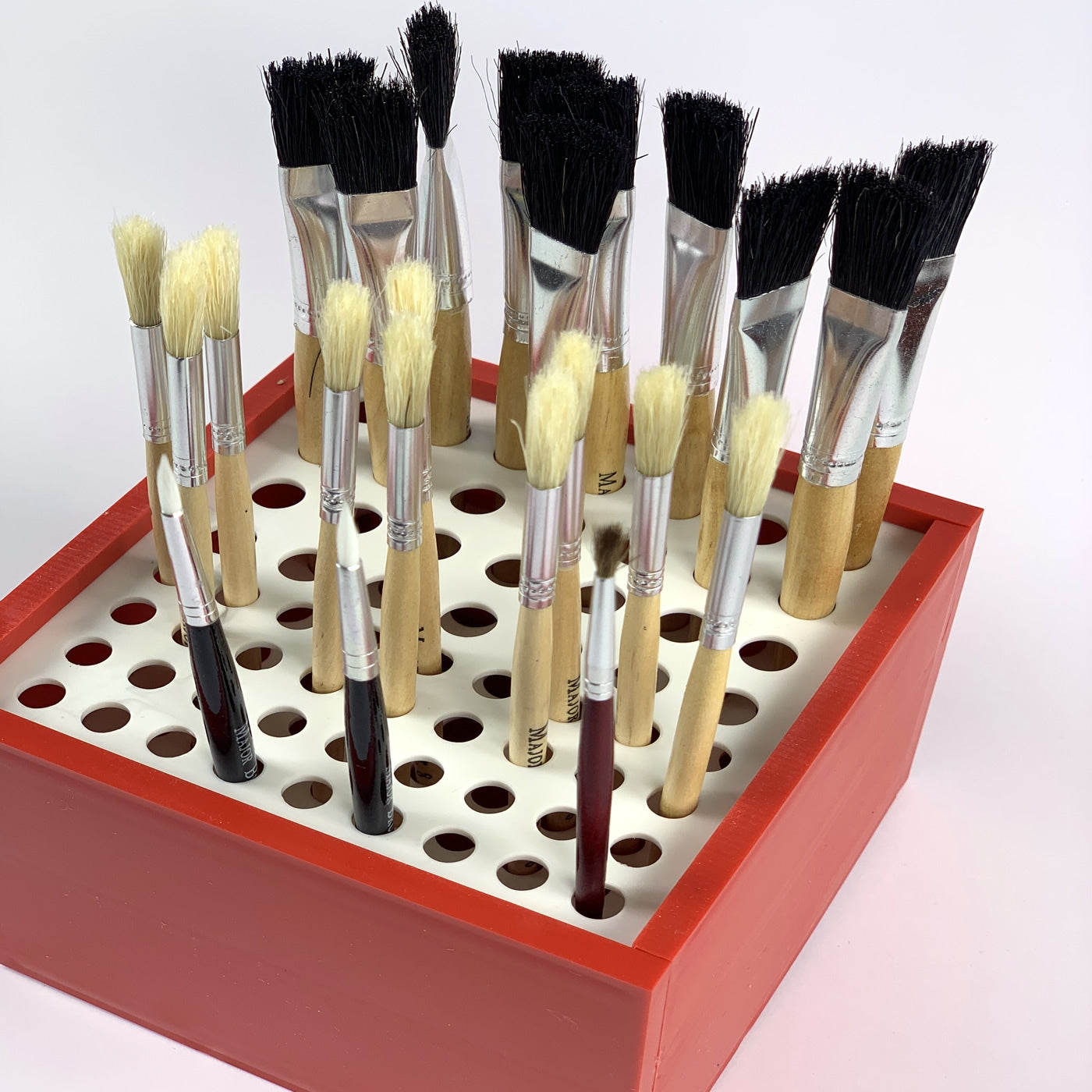 brush holder for classroom