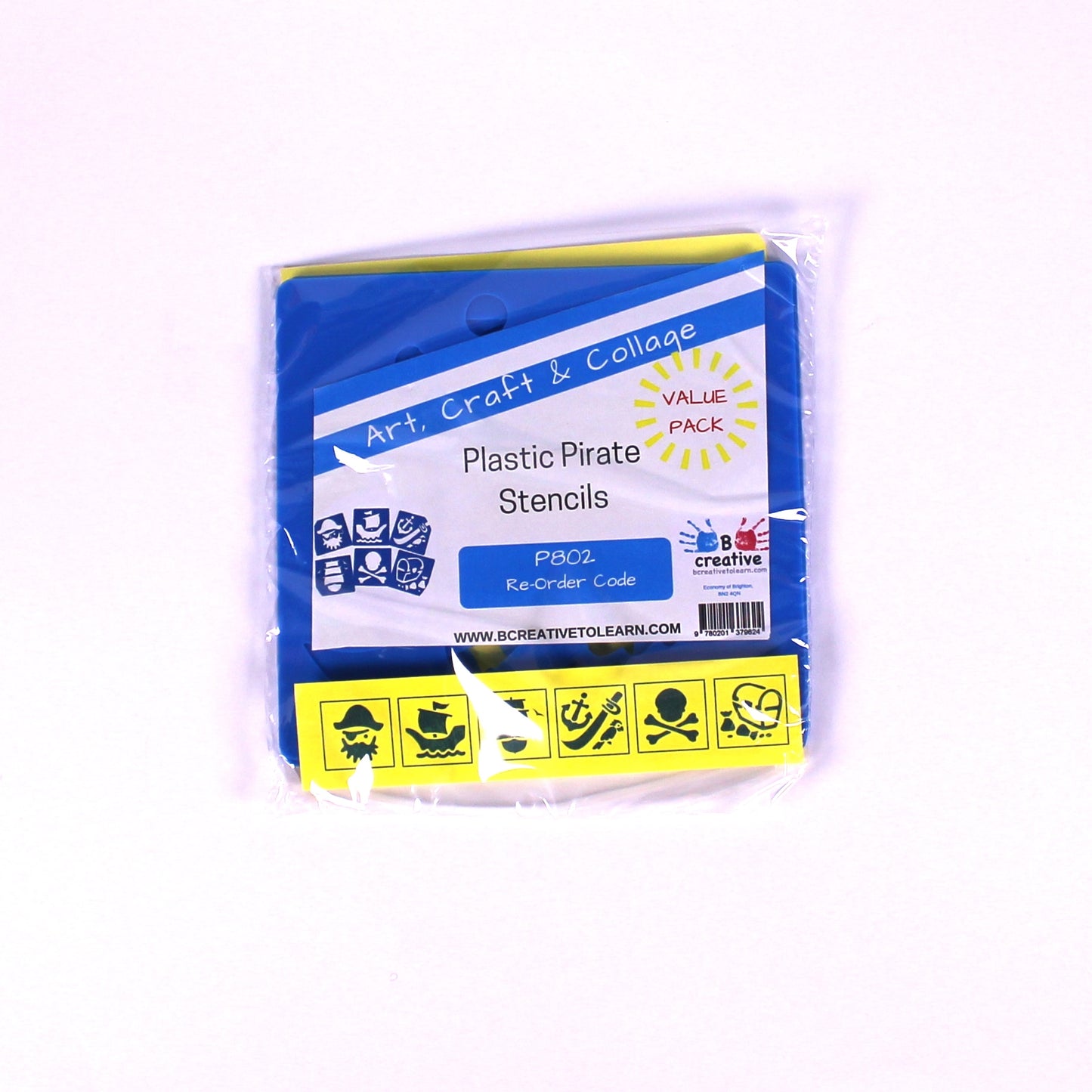 Plastic Pirate Stencils