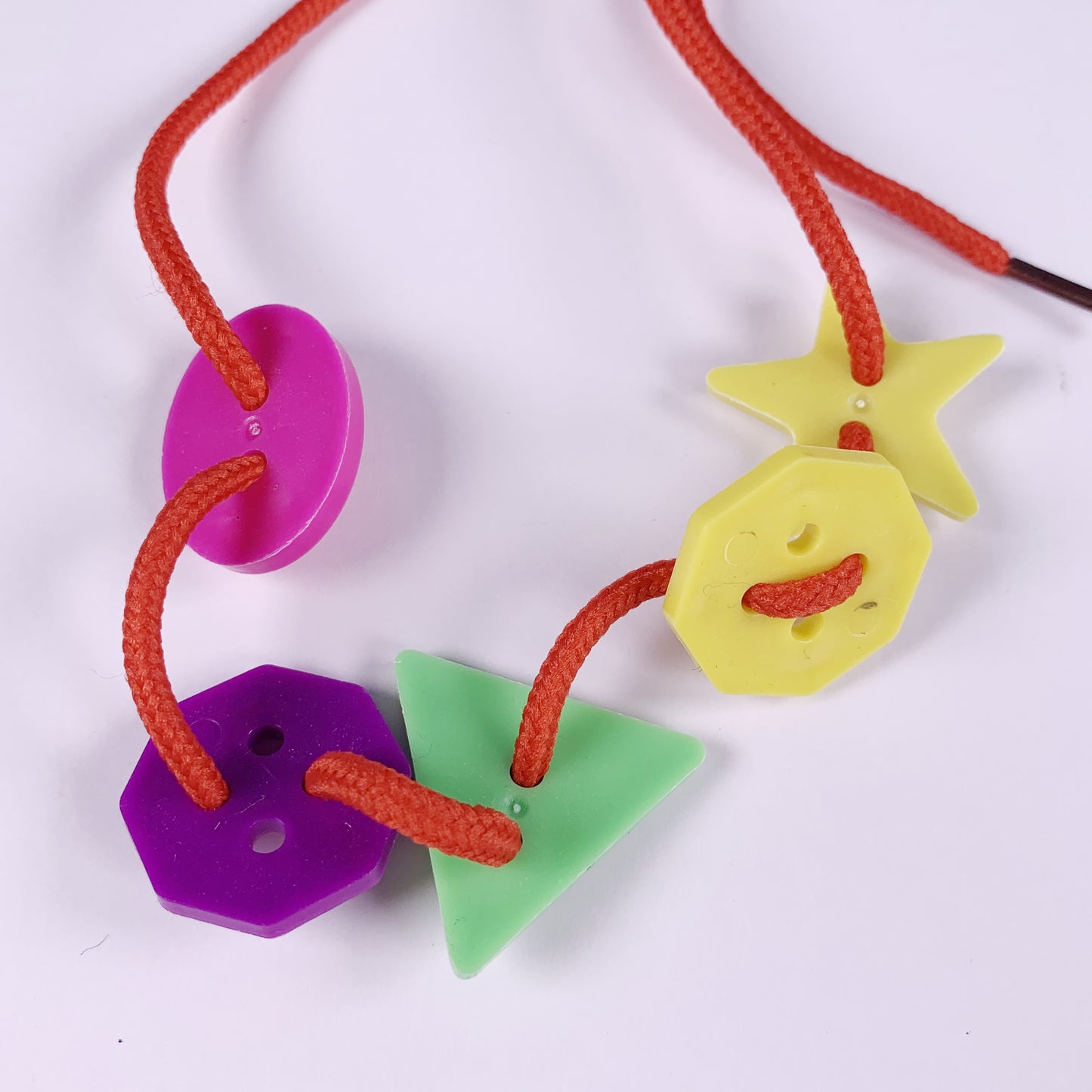 Plastic Play Buttons Assorts Shapes & Colours