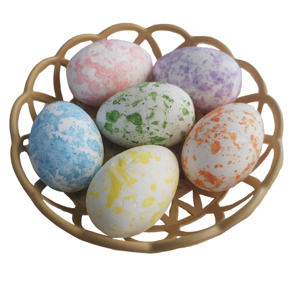 White Polystyrene Easter Craft Eggs 5.5cm Size