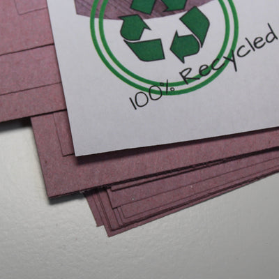Recycled Lilac sugar paper